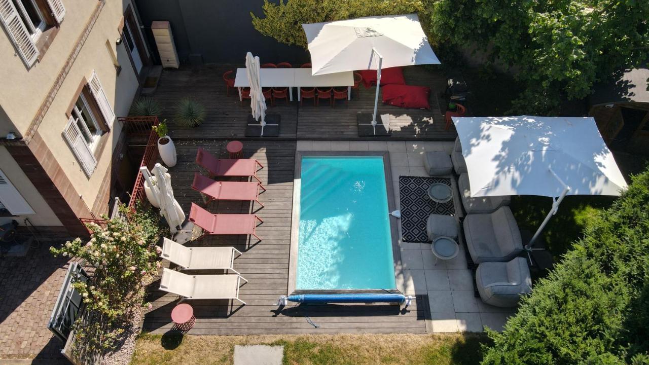 Gite Villa Avril Piscine- Jacuzzi- Sauna - 15 Pers-Proche Europapark سليستا المظهر الخارجي الصورة